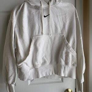 Nike Women's Cream Hoodie Sweater